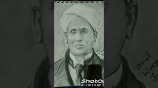 C v Raman mahan vaigyanik ki drawing please like and subscribe and comments and follow [upl. by Soluk263]