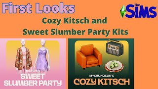 First Look Cozy Kitsch and Sweet Slumber Party Creator Kits [upl. by Eeliab]