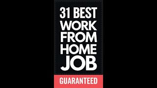 31 Best Work From Home Jobs – Legit Opportunities You Can Start Today [upl. by Yssep556]