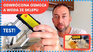 TEST wody z FILTRA ODWRÓCONEJ OSMOZY i wody mineralnej oraz kranowej  porównanie elektroliza [upl. by Alleacim]