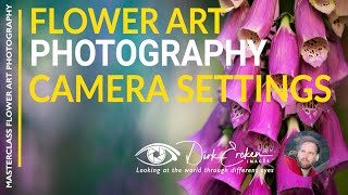 Flower Art Photography  Camera settings [upl. by Asylem]