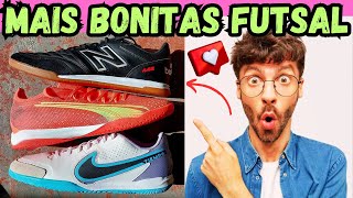 QUAL A CHUTEIRA DE FUTSAL MAIS BONITA QUE VC JÁ VIU❓ TOP 10 FUTSAL 2024 A PRIMEIRA É LINDA DEMAIS [upl. by Bonnibelle]