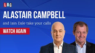 Alastair Campbell joined Iain Dale to take your calls  Watch again [upl. by Nottus]