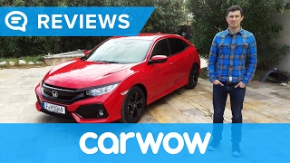 Honda Civic 2017 hatchback review  Mat Watson Reviews [upl. by Haywood]