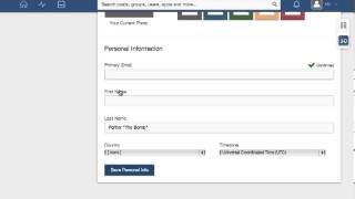 Edmodo  directions to change name [upl. by Brownson991]