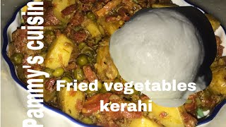 How to make fried mix vegetables kerahi kerahi vlog vege kerahi cooked in butterpammy’s cuisine [upl. by Haley]