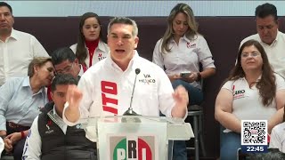 PRI denuncia campaña sucia en contra de Carolina Viggiano candidata por Hidalgo  Ciro Gómez Leyva [upl. by Yntirb402]