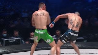 KSW 66 POTĘŻNY NOKAUT WISIAŁ W POWIETRZU SEBASTIAN RAJEWSKI WYPUNKTOWAŁ BYŁEGO ZAWODNIKA UFC [upl. by Hanauq]