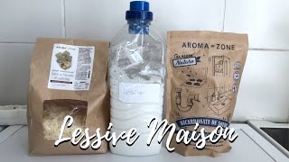 RECETTE DE LESSIVE MAISON AU SAVON DE MARSEILLE [upl. by Torosian]