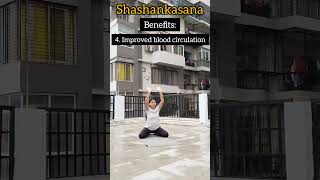 Shashankasana and its benefits l yoga youtubeshorts motivation youtube dance yogasana [upl. by Sirkin124]