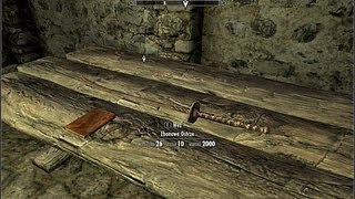 Skyrim  How To Get The Ebony Blade At Level 1 [upl. by Nnylf]