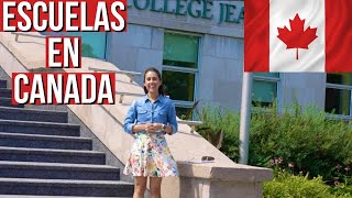 Así son las escuelas en CanadáSistema escolar en Québec desde prescolar hasta la educación superior [upl. by Yllut]