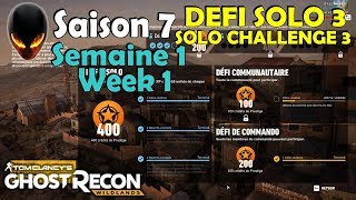 Ghost Recon Wildlands Saison 7 Semaine 1  Season 7 Week 1  Défi solo 3  Solo Challenge 3 FR [upl. by Tal833]