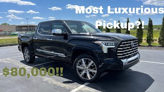 2023 Toyota Tundra Hybrid Capstone 34TT POV Test Drive amp Review [upl. by Grosvenor]