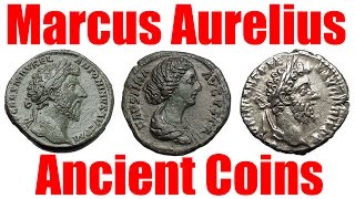 Marcus Aurelius father of Commodus Gladiator Movie Emperor Ancient Roman Coins Guide trustedcoins [upl. by Inek]