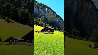 Switzerland 🇨🇭❤️❤️❤️❤️🔥🔥🔥🔥😍😍😍switzerland nature mountains alps waterfall travelvlog [upl. by Menides]