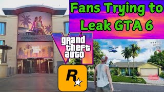 GTA Fans Camping Outside Rockstar to LEAK GTA 6 [upl. by Winonah]