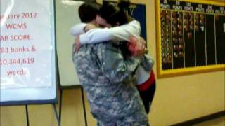 SOLDIERS SURPRISE RETURN FOR HER DAUGHTERwmv [upl. by Lesig]