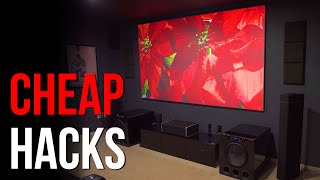 Cheap And Easy Home Theater Hacks [upl. by Dimitri482]