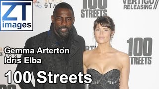 Gemma Arterton and Idris Elba at the film premiere 100 Streets in London UK [upl. by Whiffen]