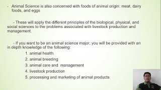 AnSci 1  Introduction to Animal Science [upl. by Lyndon]