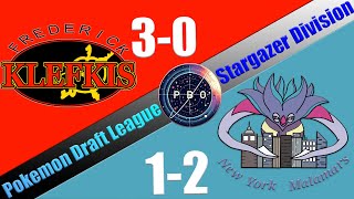 Pokémon Draft League  New York Malamars VS Frederick Klefkis  S6 W4 Stargazer Div [upl. by Bradman]