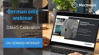 German Webinar DAkkS Kalibrierung [upl. by Lebar]