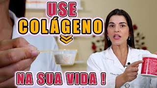 Use COLÁGENO  Maravilhoso para Pele  Cabelos  Unhas e Saúde [upl. by Sitra]