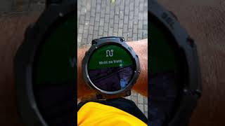 Amazfit TREX3 nawigacja GPS mapy offline [upl. by Idolem]