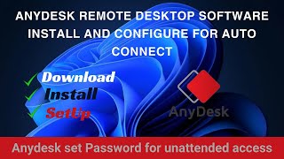 Automatically Connect With Anydesk Without Permission Or Approval In 2024 [upl. by Brink]