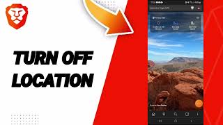 How To Turn Off Location On Brave Private Web BrowserVPN App [upl. by Ellenohs]