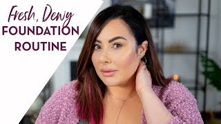 New Foundation Routine for 2019 Dewy and Fresh  Makeup Geek [upl. by Bokaj]