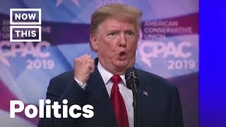 Trumps CPAC Speech Goes Off the Rails  NowThis [upl. by Htiel]