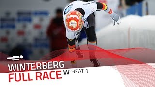 Winterberg  BMW IBSF World Cup 20172018  Womens Skeleton Heat 1  IBSF Official [upl. by Wilterdink]