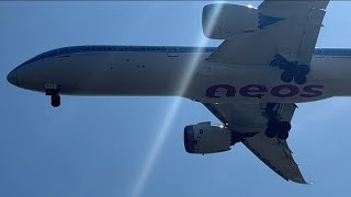 NEOS Airlines 7879 Dreamliner Landing At John F Kennedy International Airport [upl. by Acinemod]