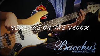 Bruno Mars  Versace on the Floor Bass Cover  Bacchus Woodline 517 Custom Order Shoreline Gold [upl. by Sancho]