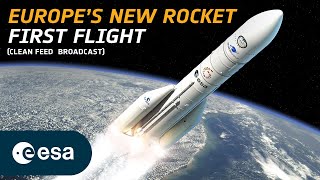 Ariane 6 first flight  clean feed Official broadcast [upl. by Juni]