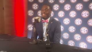 S Malaki Starks SEC Media Days 71624 [upl. by Dimmick]