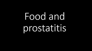 Can food fix chronic prostatitis [upl. by Yna500]