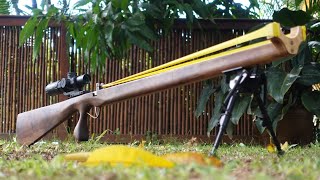 Slingshot Sniper Rifle  Build Video [upl. by Anoy]