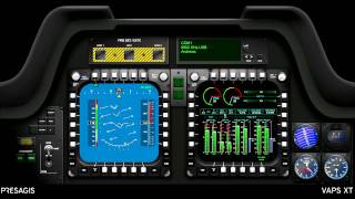 Helicopter Cockpit Demo featuring VAPS XT [upl. by Assenev595]