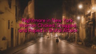 Nightmare in New York Woman Choked Dragged and Raped in Brutal Attack [upl. by Enrichetta]