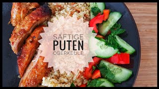 Butterzarte Putenoberkeule  Sonntangsbraten [upl. by Raf407]