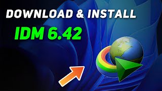 How to Install Internet Download Manager 642 build 10 [upl. by Adnuahsal]