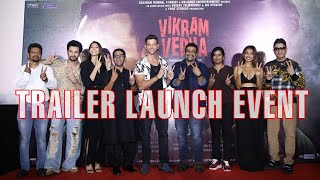 Vikram Vedha Trailer Launch Event  Hrithik Roshan Radhika Apte  Fans Reaction  Bhushan Kumar [upl. by Griffis539]