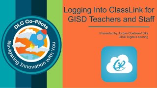 Logging into ClassLink for GISD Teachers amp Staff [upl. by Adrial]