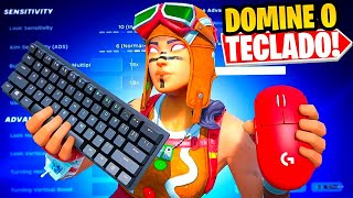 COMO MELHORAR MUITO no MOUSE E TECLADO em 15 MINUTOS no FORTNITE MELHOR CONFIGURAÇÃO para PC [upl. by Masao373]