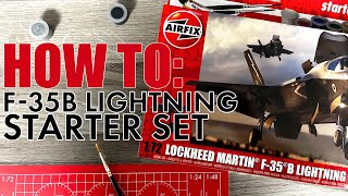 How to Airfix Starter Set  Lockheed Martin F35B Lightning II [upl. by Pederson497]