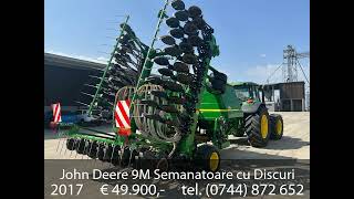 John Deere 9M Semanatoare cu Discuri [upl. by Bartholemy]