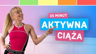 Trening dla kobiet w ciąży  Cardio i wzmacnianie 🏋️‍♀️ Aktywna ciąża 🤰 [upl. by Steinke]